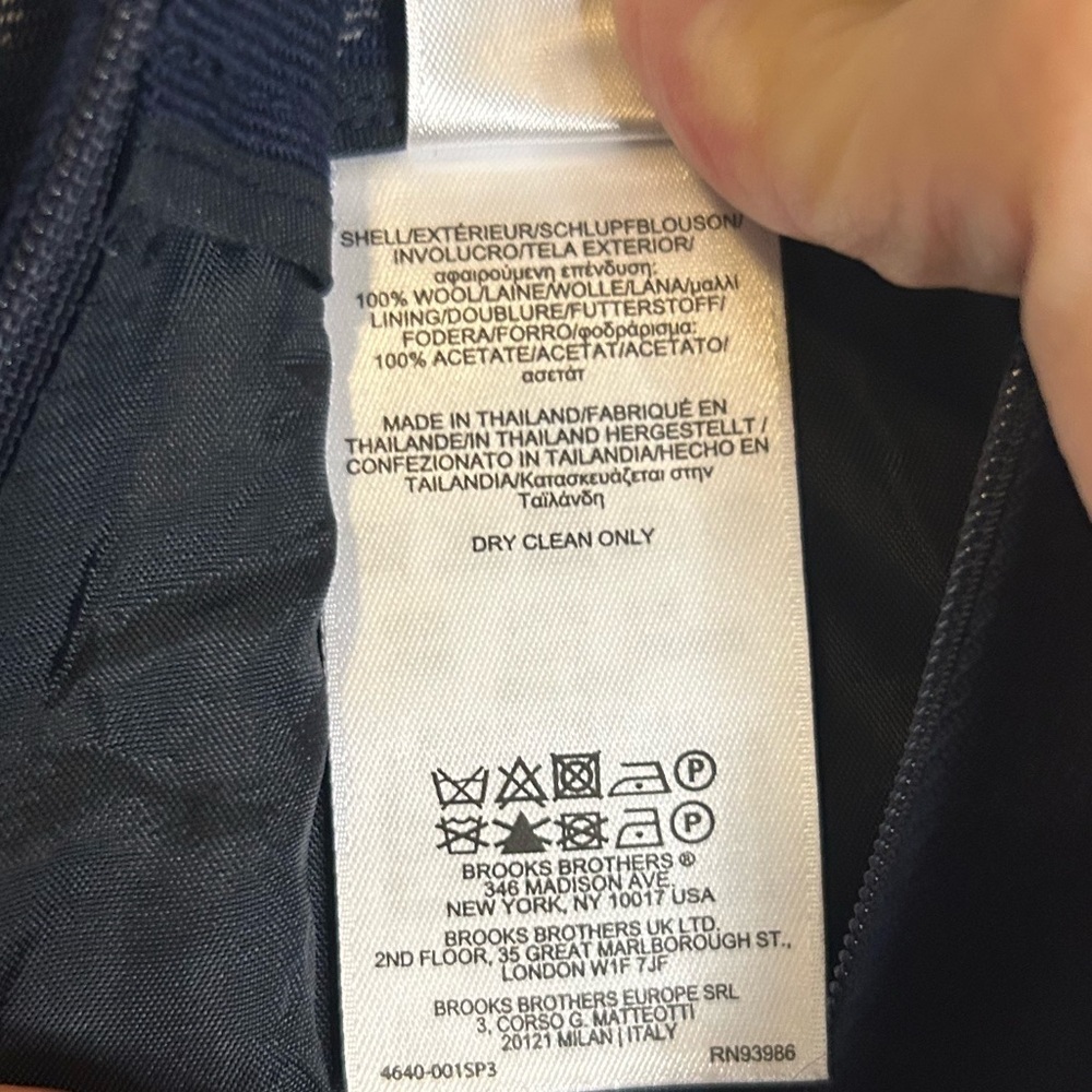 Brooks Brothers Wool Pleated Skirt - Picture 4 of 4